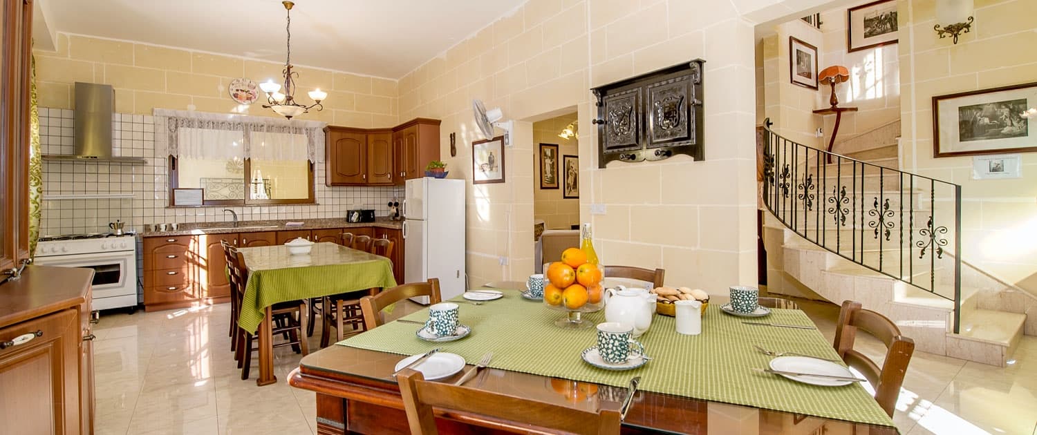 Dining area, Ta' Joseph Terrace House