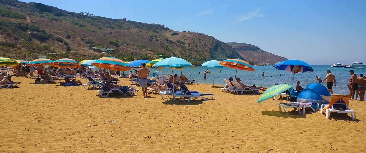 Ramla Bay red sand beach, Gozo